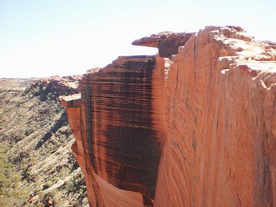 キングスキャニオンの巨大さに圧倒される