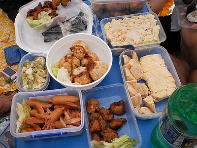 昨日の夜から作ったお弁当は美味しい