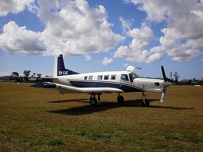 小さなセスナで上空まで行くのだ
