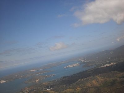飛行機から見下ろすパプアニューギニア