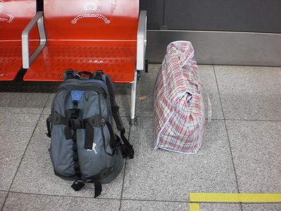 日本に持ってきた荷物はこれだけ
